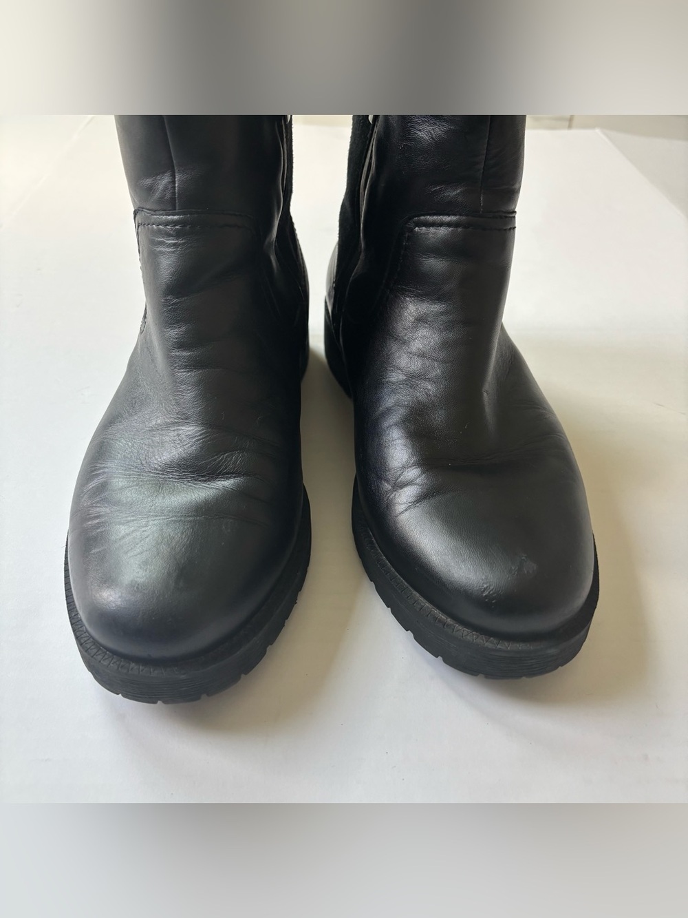Vionic Brynn Black Leather Suede Waterproof Ankle Boots Orthotic Winter Size 10 - Picture 10 of 12